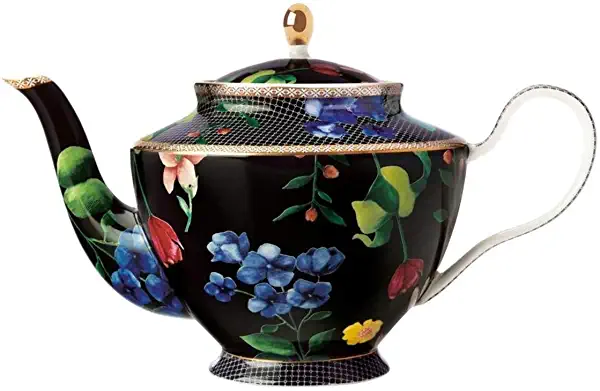 Tazza da tè in porcellana Contessa nera Maxwell & Williams